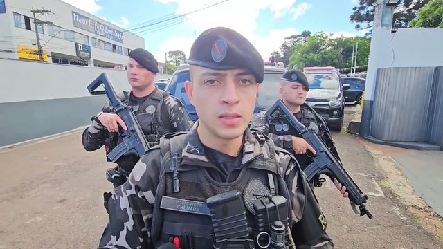 Megaoperação policial apreende armas, drogas e munições