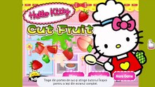 I played Hello kitty cut fruit Flash game