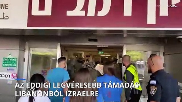 Az eddigi legvéresebb támadás Libanonból Izraelre