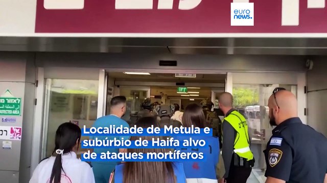 Pelo menos sete mortos no norte de Israel após ataques do Hezbollah