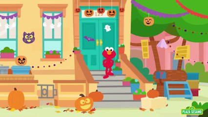 Plaza Sésamo: Un monstruo en la calle | Canción infantil animada de Halloween para niños (Versión en Español, FANMADE)