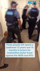 Three jailed over $5.8 million NDIS fraud