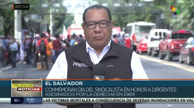 Sindicalistas marcharon en El Salvador para exigir sus derechos