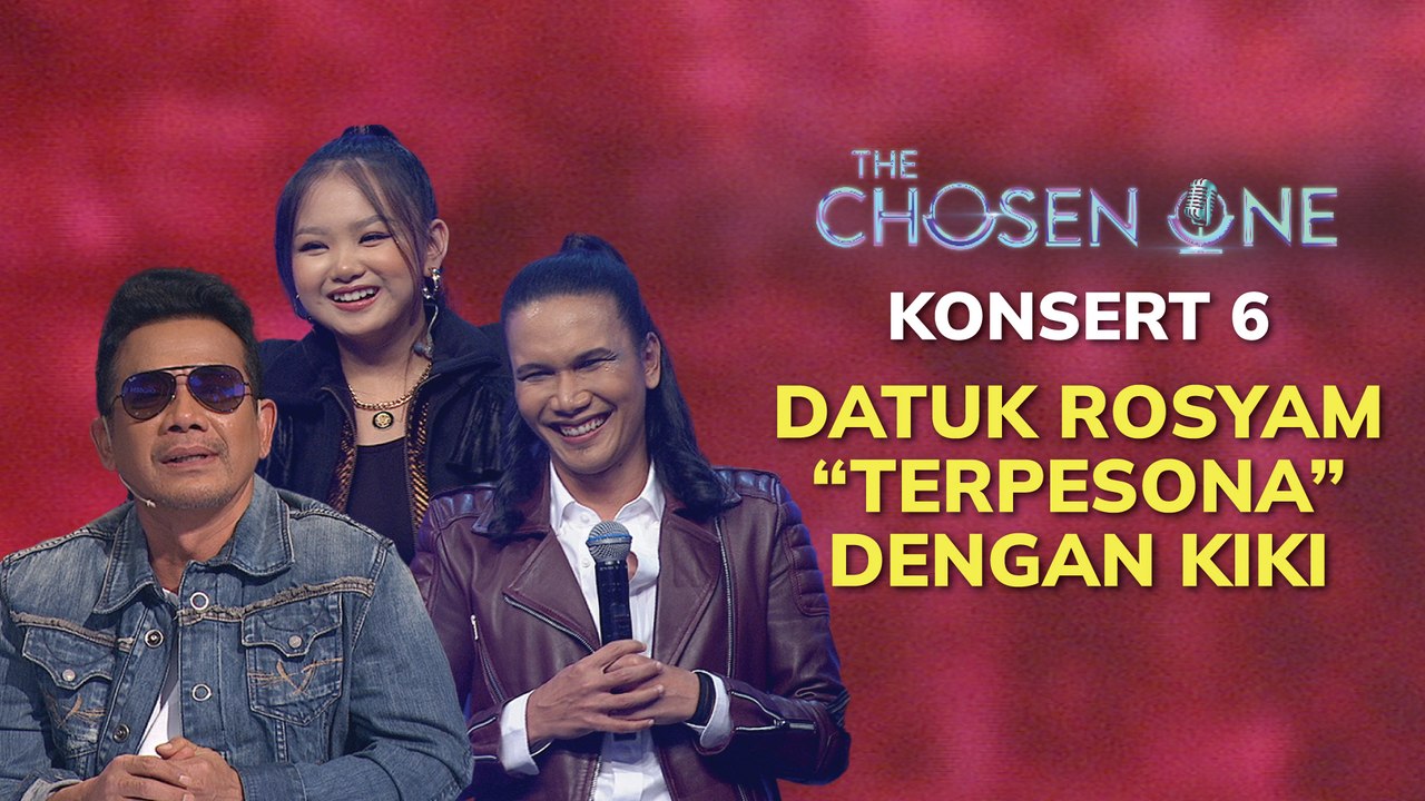 Datuk Rosyam ”TERPESONA” tengok persembahan Kiki & Aepul | The Chosen One Musim Ke-2 | Konsert 6
