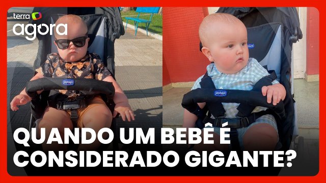 Bebê gigante: mãe relata cuidados com filho de tamanho acima da média