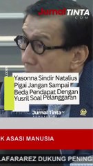 Yasonna Sindir Natalius Pigai Jangan Sampai Beda Pendapat Dengan Yusril Soal Pelanggaran HAM