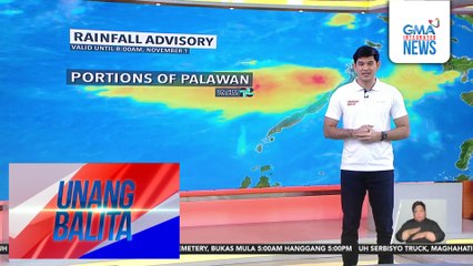 Weather update as of 7:14 AM (November 1, 2024) | Unang Balita