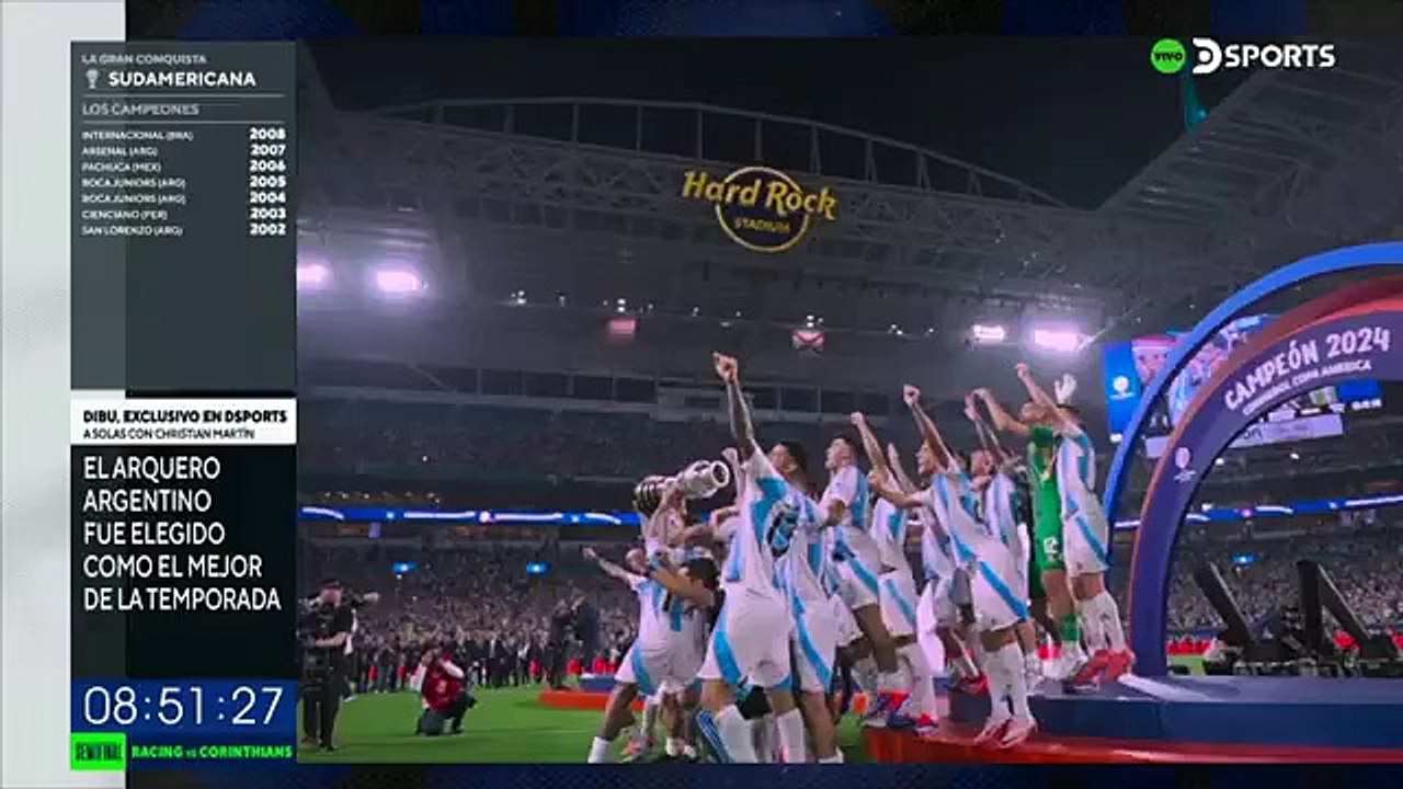 Dibu Martínez: "Es un orgullo jugar para esta selección"