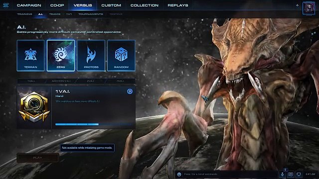 [StarCraft 2]No.0301 Great-Level ZERG vs Hard A.I, WIN[2-Base Ravager-Ling Attack]