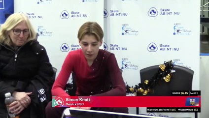 Pre Novice Men Short Program 2025 Skate AB l NT l NU Sectional Championships (4)