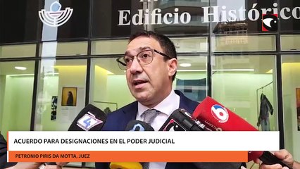 Acuerdo para designaciones en el Poder Judicial