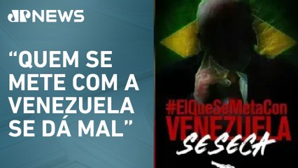 Polícia de Maduro publica foto de Lula com ameaça ao Brasil