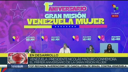 Pdte. Maduro resaltó la importancia de las mujeres en  la lucha social