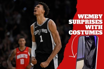 Victor Wembanyama surprises everyone once again with his costume on game night
