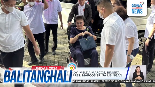 PBBM at dating first lady Imelda Marcos, binisita ang puntod ni dating Pres. Marcos Sr. sa libingan ng mga bayani | Balitanghali