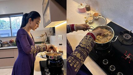 Surbhi Jyoti First Rasoi After Marriage, Making Suji Ka Halwa Post पर Public Reaction...