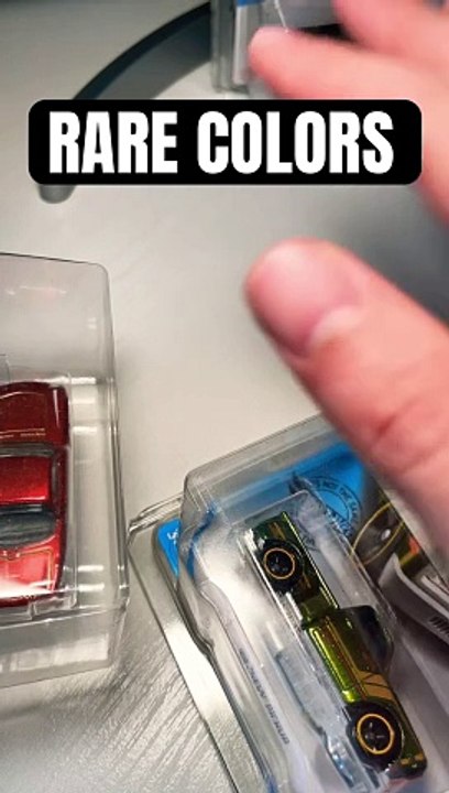 How rare is the paint color on your Hot Wheels super treasure hunt #mattel #diecastcollector