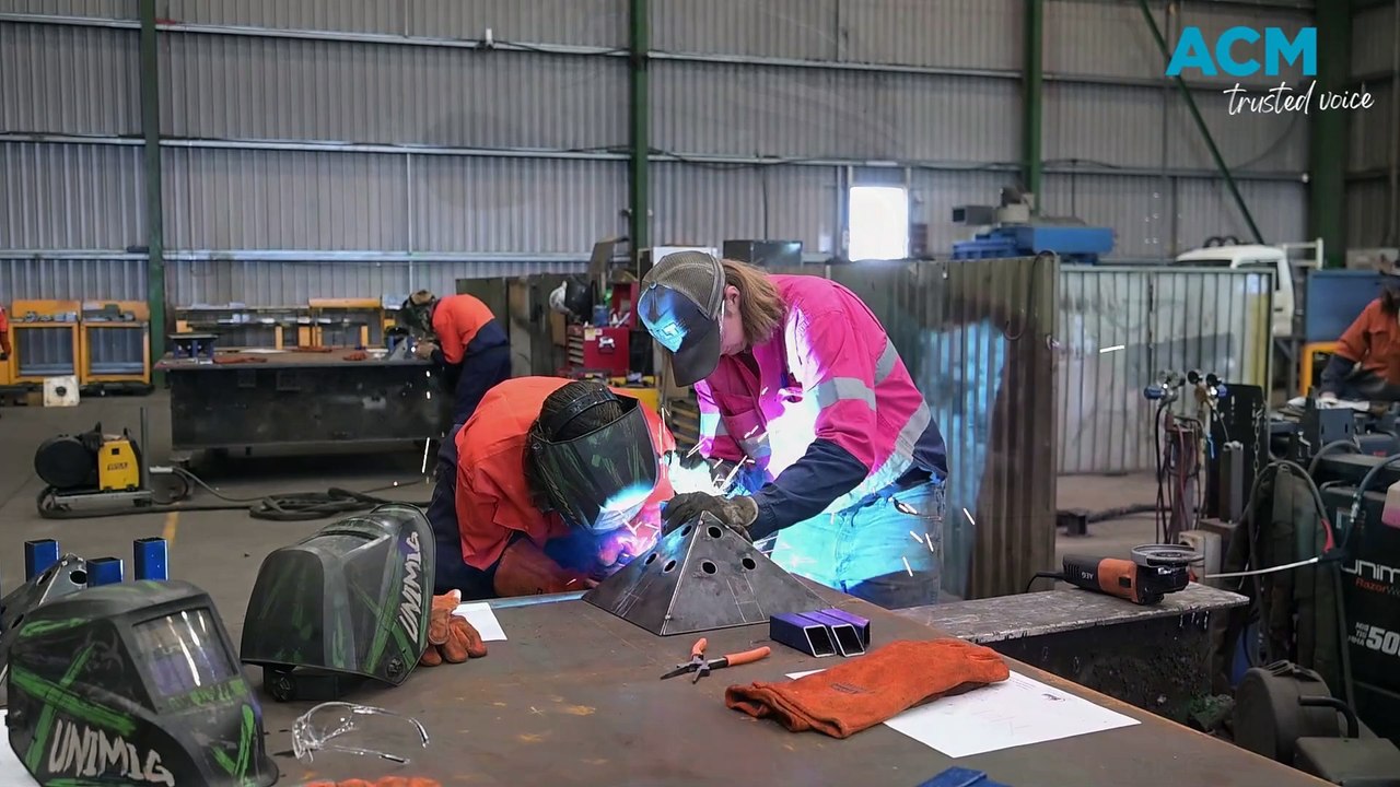 Metal fabrication - with Peel High students