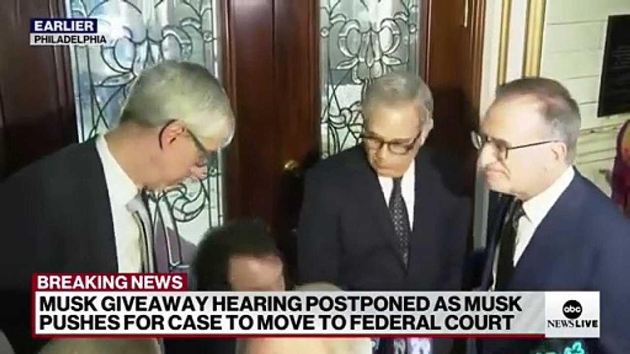 Elon Musk’s $1,000,000 voter giveaway hearing postponed??