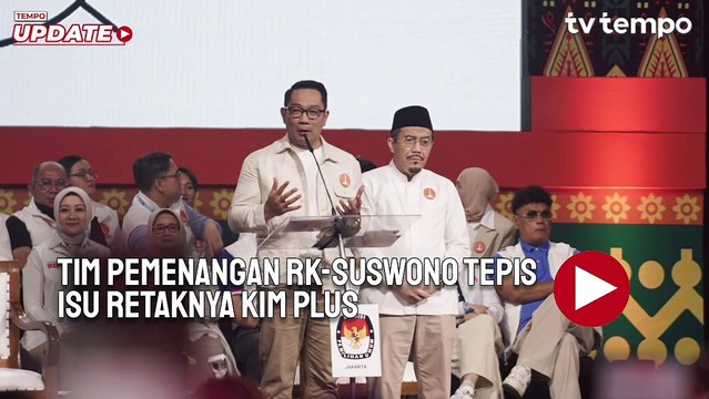Tim Pemenangan Ridwan Kamil-Suswono Tepis Isu Retaknya KIM Plus di Pilkada Jakarta