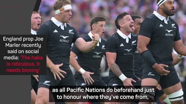 All Blacks disappointed by Joe Marler haka comments