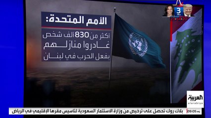 الحرب في لبنان تشرد 830 ألفا.. وطرابلس وبيروت وجبل لبنان الأكثر استقبالا للنازحين