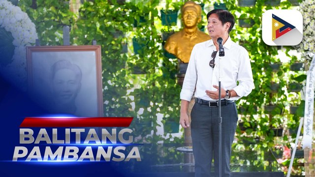 PBBM, dumalaw sa puntod ni dating Pres. Ferdinand Marcos Sr. sa Libingan ng mga Bayani