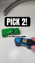 You can only collect two diecast brands which would they be #hotwheels #matchbox #toycars #164scale