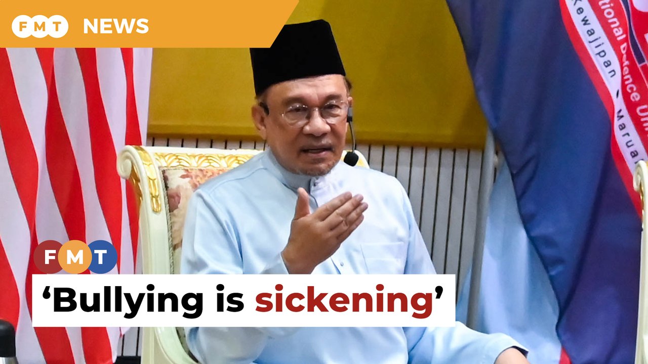 Bullying has become a culture because it’s tolerated, says Anwar