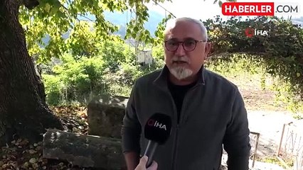 56 yıldır üzerine oturdukları taş 1800 yıllık tarihi eser çıktı