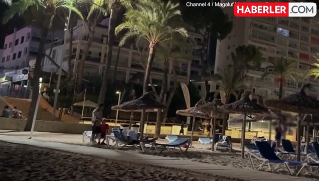 Plajda sarhoş numarası yapan kadın muhabir bir grup erkeğin tacizine uğradı