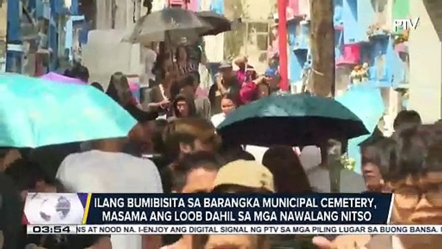 Sitwasyon sa Manila North Cemetery ngayong Nov. 1