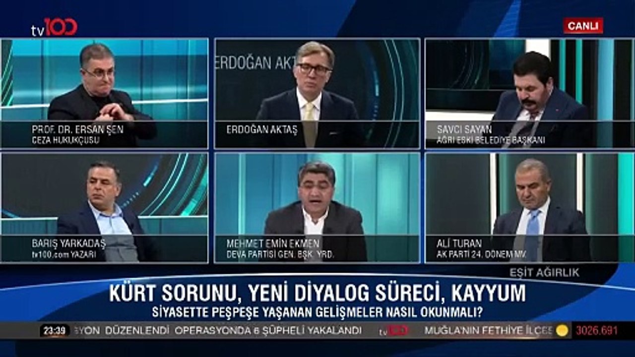Ersan Şen ve DEVA Partili Mehmet Emin Ekmen arasında büyük tartışma: 'Sen önce avukatlığını yaptığın mafyaların hesabını ver!'