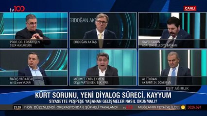 Ersan Şen’e canlı yayında tepki