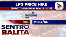 Presyo ng LPG, tumaas ngayong Nov. 1