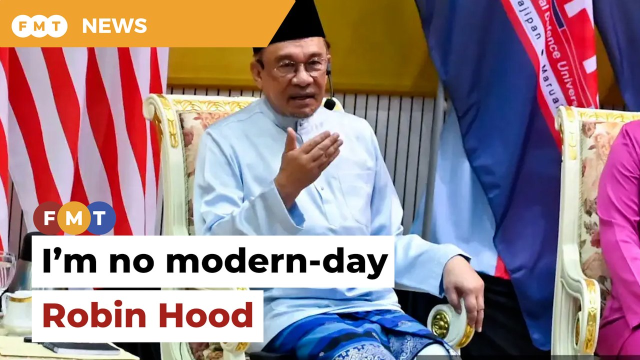 I’m no modern-day Robin Hood, says Anwar over subsidies