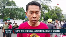 Video Amatir Sopir Truk Kontainer Ugal-Ugalan Tabrak Sejumlah Kendaraan di Tangerang