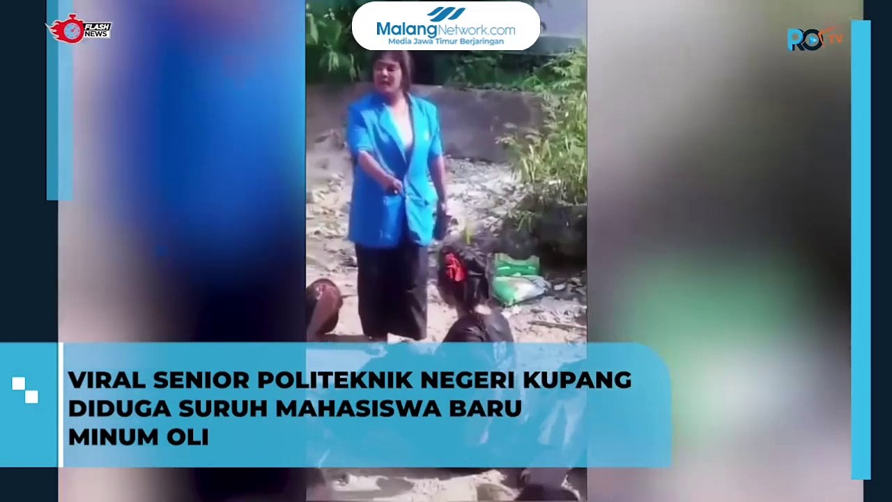 Heboh Senior Politeknik Negeri Kupang Diduga Suruh Maba Minum Oli