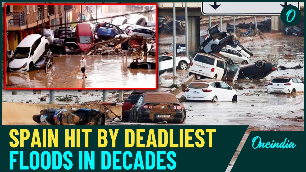 Spain Floods Death Toll Mounts: 155 Killed Valencia Battered By Vicious Storms and Rains