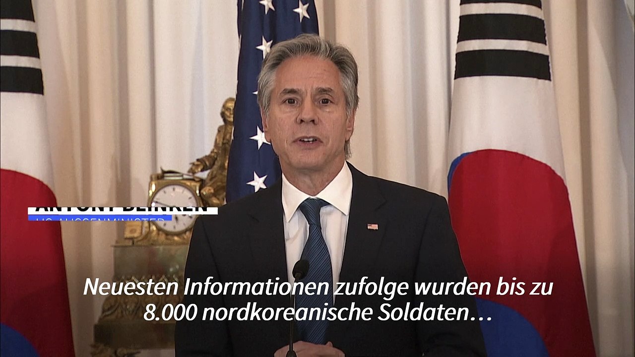 USA erwarten baldigen Einsatz nordkoreanischer Soldaten in Kursk