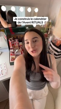 Publicité - je construis le calendrier de l’avent Rituals