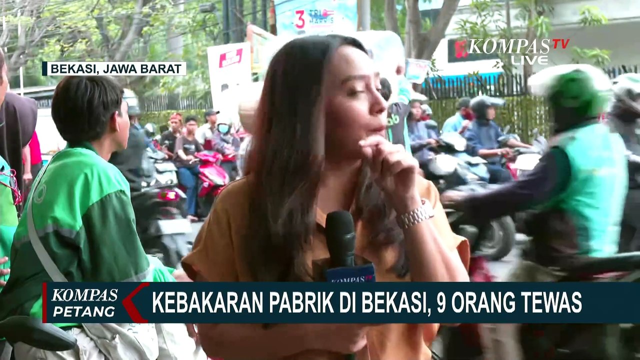 Terbaru! Update Kebakaran Pabrik di Bekasi, 9 Orang Tewas-Api Masih Berusaha Dipadamkan