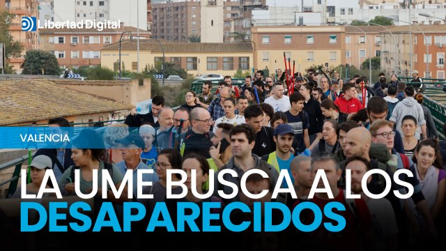 Continúan las labores de la UME en busca de personas desaparecidas
