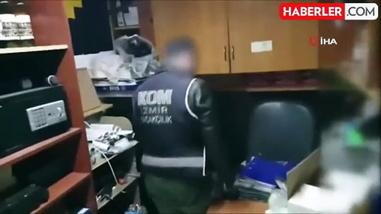 İzmir'de Eğlence Mekanlarına Kaçak Alkol Operasyonu