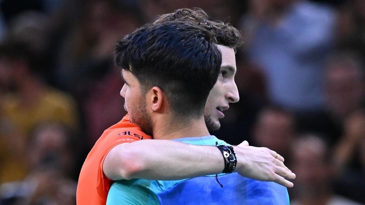 Tennis - Rolex Paris Masters 2024 - Carlos Alcaraz, battu par Humbert : "Ugo mérite sa victoire"