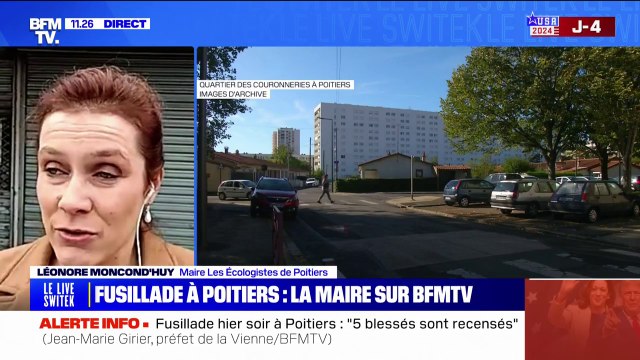 Fusillade à Poitiers: la maire de la ville se dit marquée par l'extrême violence
