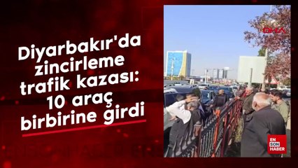 Diyarbakır'da zincirleme trafik kazası