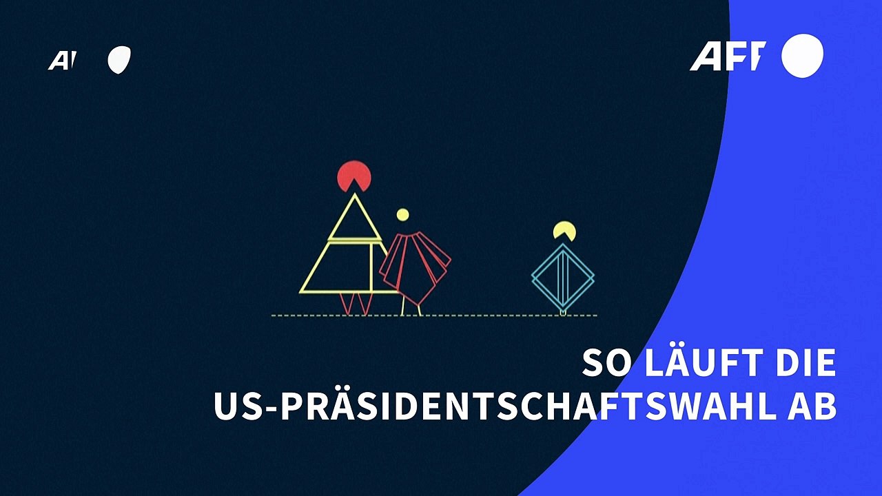 Videografik: So läuft die Präsidentenwahl in den USA ab