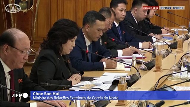 Coreia do Norte divulga imagens de lançamento de míssil e promete apoio à Rússia