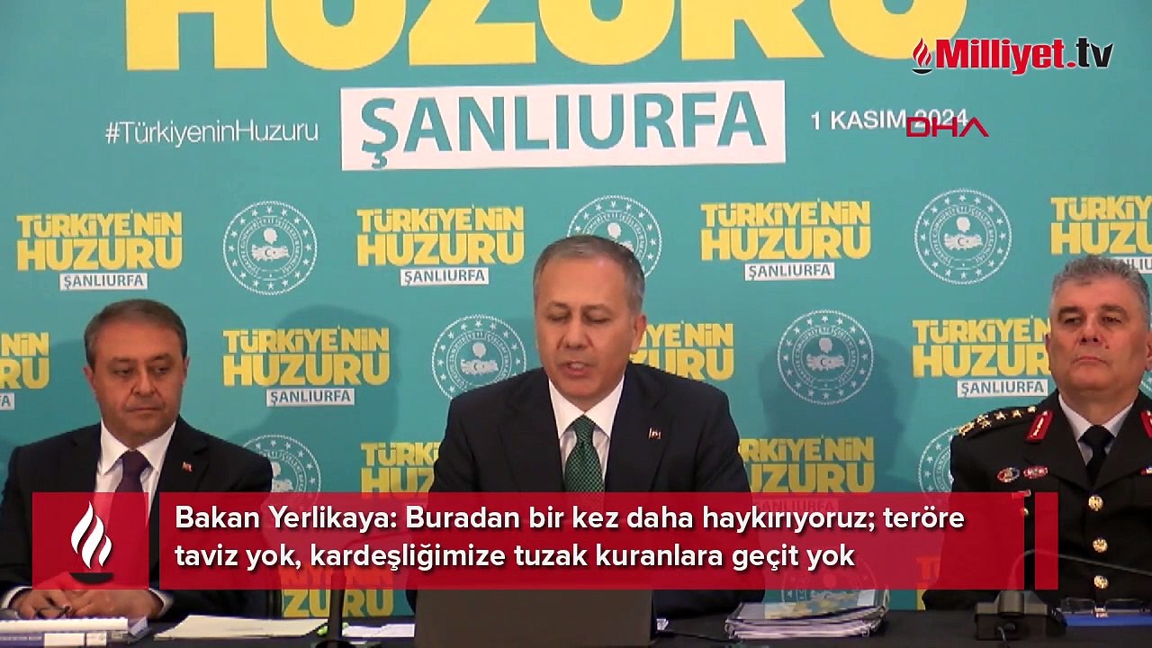 Bakan Yerlikaya: Terörün siyaseti olmaz, sadece mücadele edilir